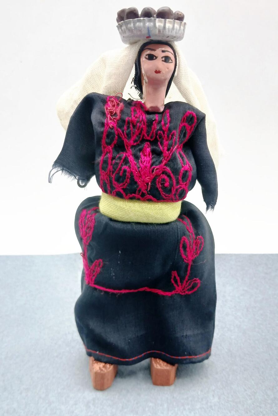 Vintage Mid-Century Palestinian Folk Doll